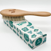 Load image into Gallery viewer, GOAT BRISTLE HAIR BRUSH | ENGRAVED
