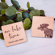 Load image into Gallery viewer, COASTERS | WOOD | ENGRAVED
