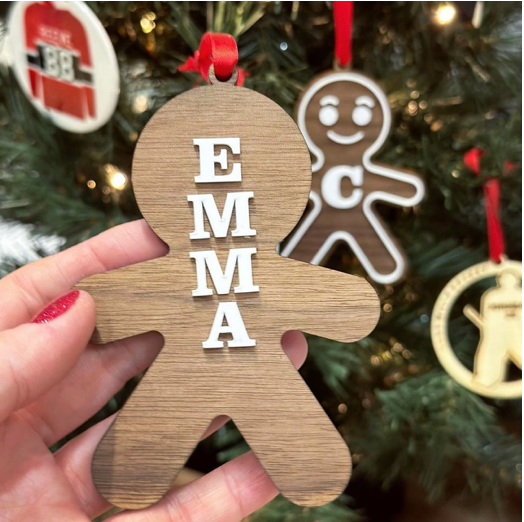 ORNAMENT | GINGERBREAD COOKIE | PERSONALIZED