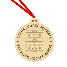 Load image into Gallery viewer, WOOD ORNAMENT OR GIFT TAG | COACH OR MANAGER | MIN 5
