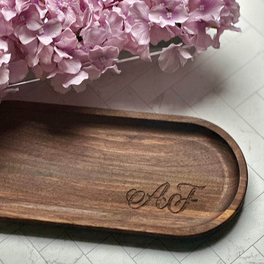 WALNUT CATCHALL TRAY