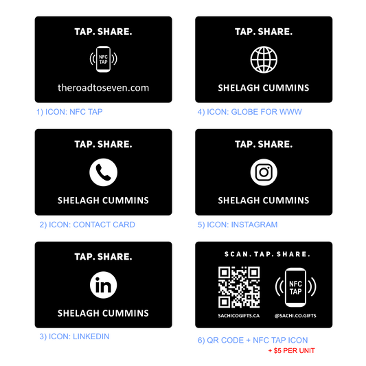 NFC SMART TAP BUSINESS CARD | ENGRAVED