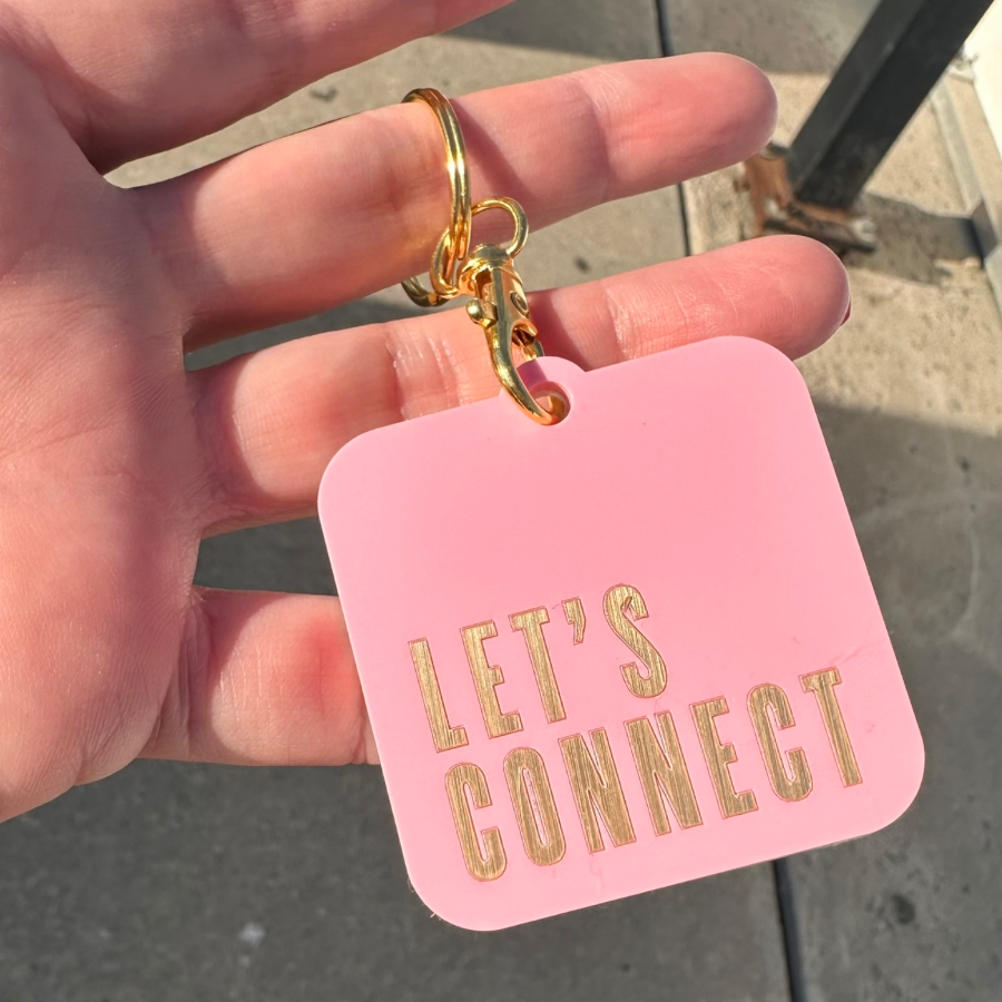 SMART KEYCHAIN | NFC TAP | GOLD FOIL