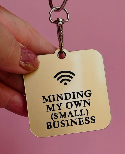 NFC TAG | METALLIC GOLD | MINDING SMALL BIZ
