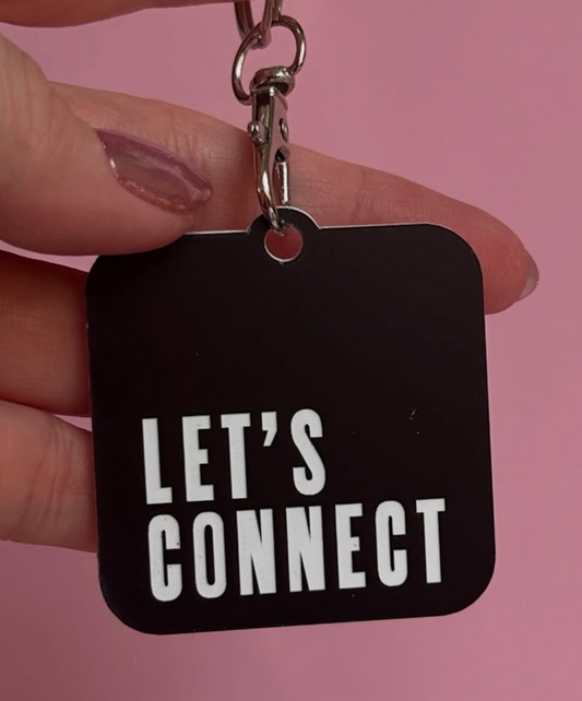 NFC TAG | BLACK | LET'S CONNECT