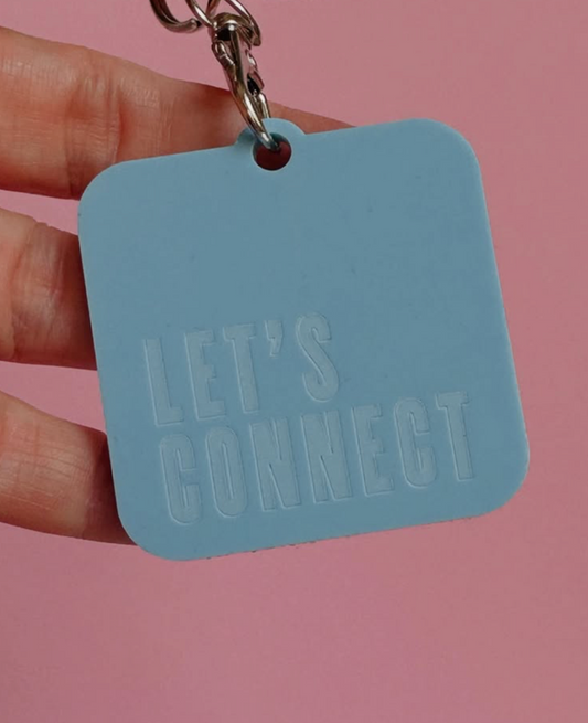 NFC TAG | SKY BLUE | LET'S CONNECT