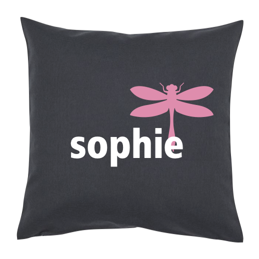 CUSHION COVER | GRAPHIC + NAME | 2 COLOURS