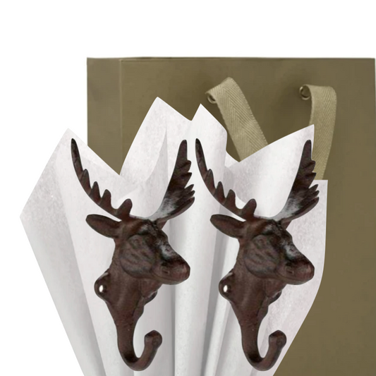 CAST IRON MOOSE HOOKS | 2-PACK